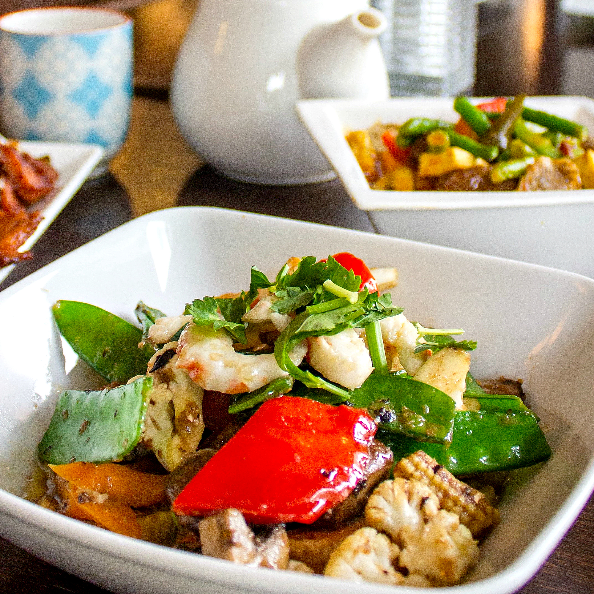 Cauliflower and Shrimp