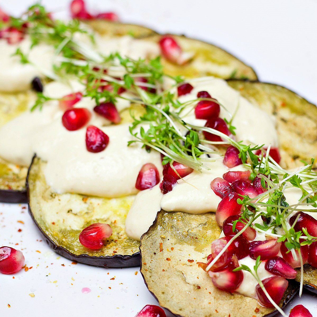 Broiled Eggplant Plate